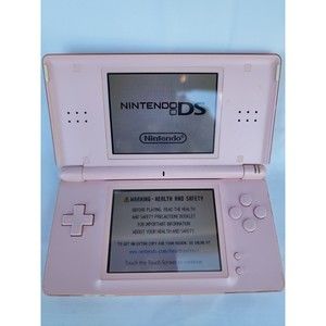 Nintendo DS Lite Coral Pink Console System  *AS-IS, PARTS, REPAIR*